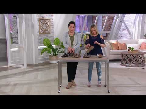 Earth Leather Multi-strap Sandals - Maui on QVC