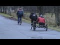 Crazy Latvian Kids Sidecar Bicycle Crash