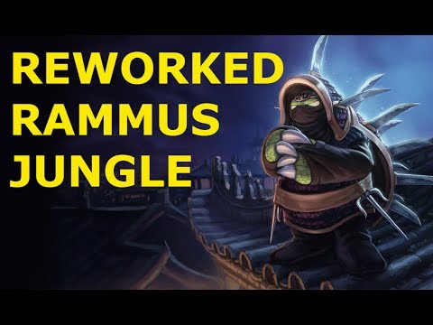 REWORKED RAMMUS JUNGLE! Full Game Commentary!