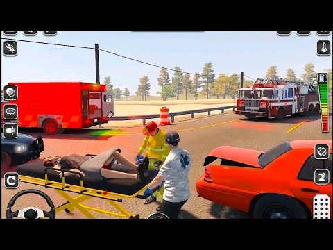 City Ambulance Rescue Simulator 2023 - Emergency Game: Ambulance Driver