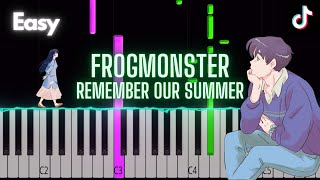 Download lagu Frogmonster - Remember Our Summer (tiktok violin edit) Easy Slow Piano Tutorial mp3 Download lagu Frogmonster - Remember Our Summer (tiktok violin edit) Easy Slow Piano Tutorial mp3