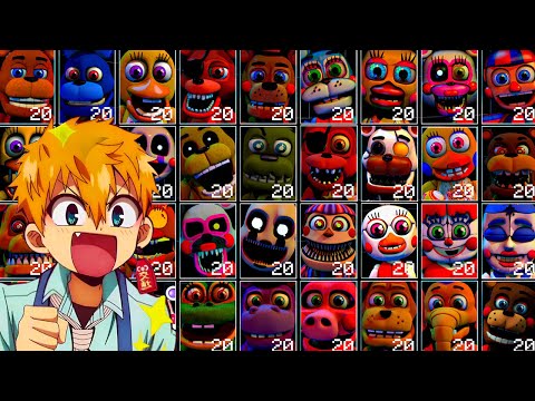 FNAF UCN MAS OS ANIMATRONIC SÃO DO FNAF WORLD KKKKKKKKKKKKKKKKKKKKKKKK