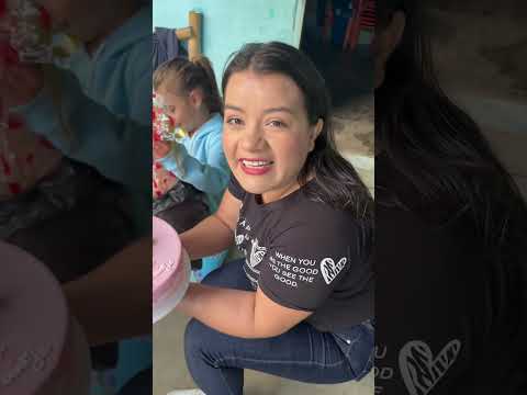 This is how we celebrated our daughter's birthday, the littlest one in the house.