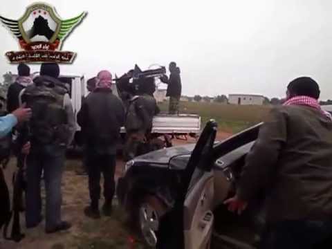 تجهيزات كتيبة الشهيد عبد الهادي عكاري لضرب إحدى الحواجز في قرية الكم في ريف حمص