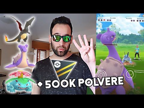 Spendo oltre 500K polvere per la Lega Ultra ma faccio una squadra SUPER! - Pokémon Go Ita