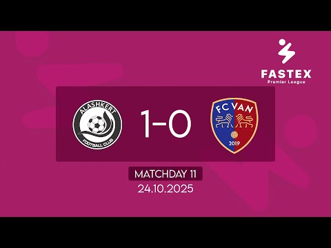 Fastex Premier League. Matchday 11. FC Alashkert  - FC Van  (24.10.2025)