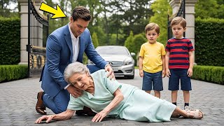 ELE AJUDOU UMA IDOSA CAÍDA NO PORTÃO… E DESCOBRIU ALGO IMPOSSÍVEL