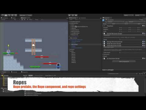 Platformer PRO - Tutorial - Ropes and Ladders