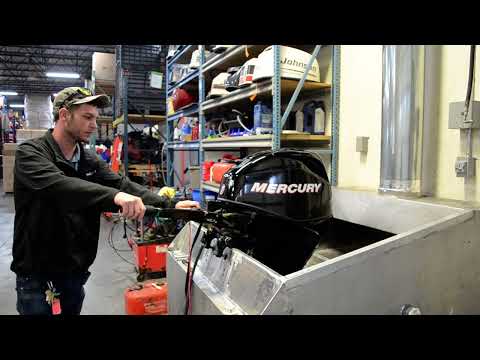 2007 Mercury 25hp 4 stroke 20in outboard boat motor SOLD