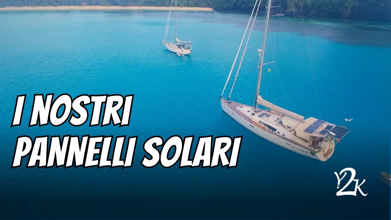 Photovoltaic solar panels on a boat, Watts and installation.