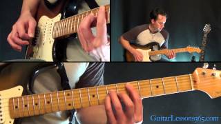 Livin&#39; on a Prayer Guitar Lesson Pt.1 - Bon Jovi - All Riffs