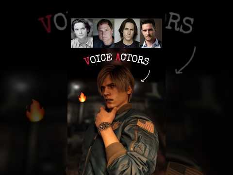 ALL Leon S. Kennedy Voice Actors 🔥 #shorts #residentevil4