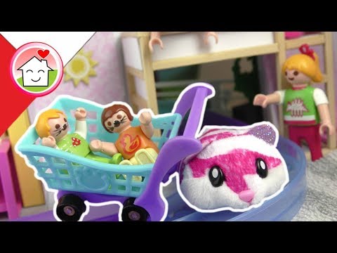 Playmobil po polsku Impreza dla dzieci z Chomikowym Pociągiem Ekspresowym - Rodzina Hauserow