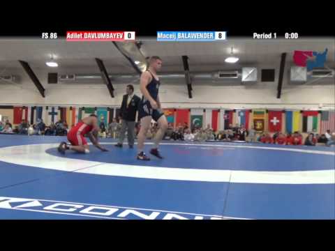 86 KG Bronze - Adilet Davlumbayev (KAZ) vs Maceij Balawender (POL)