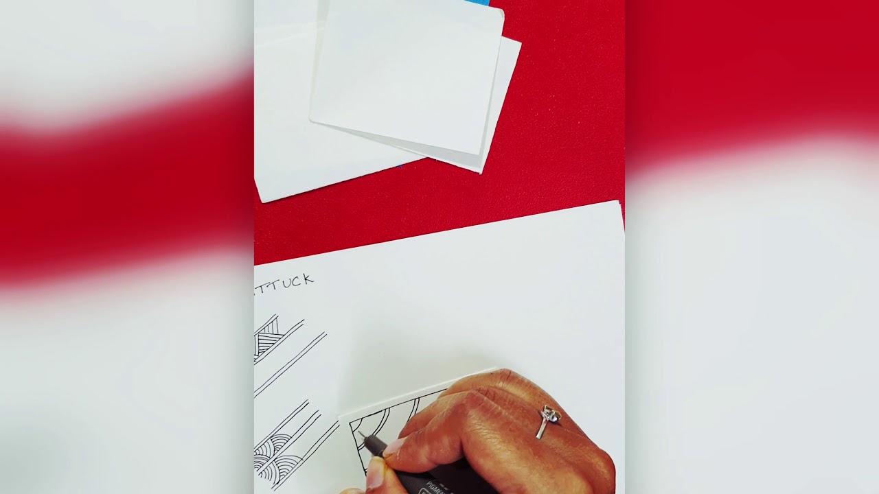 Zentangle Pattern || Shattuck || Doodle || Tangle || Doodle Tutorial