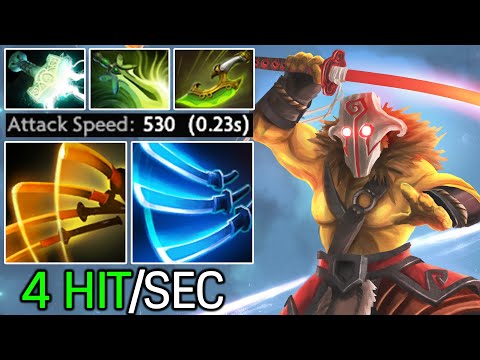 Super Juggernaut +530 Attack Speed Build SLASHES LIKE A MACHINE! Dota 2