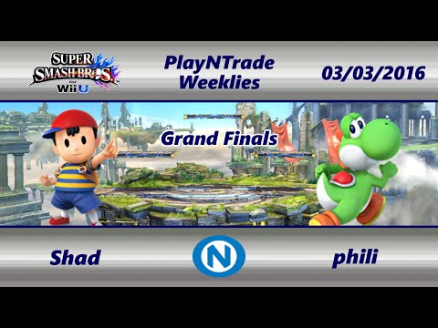 PnT 03/03/16 - phili (Yoshi) vs. Shad (Ness) - Grand Finals - SSB4
