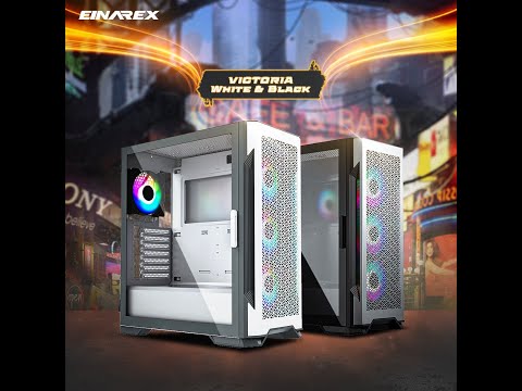 EINAREX VICTORIA - The New Standart Gaming PC Case with Magnetic Airflow Front Panel's