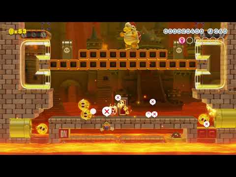 8-4 Gutsy Gauntlet by SkellWar 🍄 Super Mario Maker 2 #ahb 😶 No Commentary