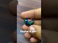 Black opal cut.