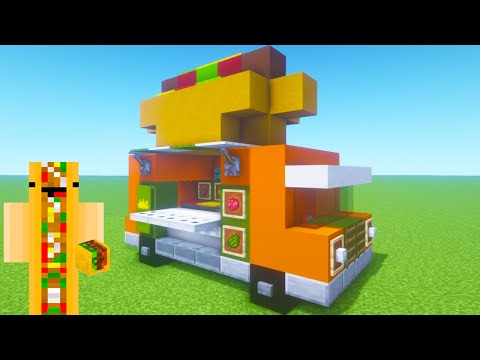 Minecraft Tutorial: How To Make A Taco Food Truck 