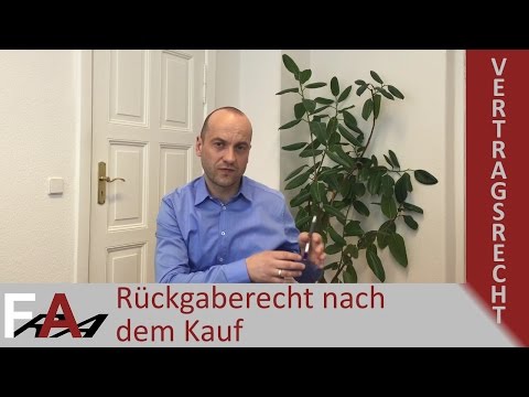 Rückgaberecht nach dem Kauf - Wie lange kann man Ware zurück geben?
