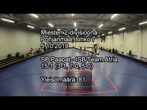 Salibandy 2-divisioona | SB Paapat vs ISB/Team Atria 5.10.2019