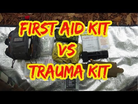 FIRST AID Kit vs. TRAUMA Kit !!