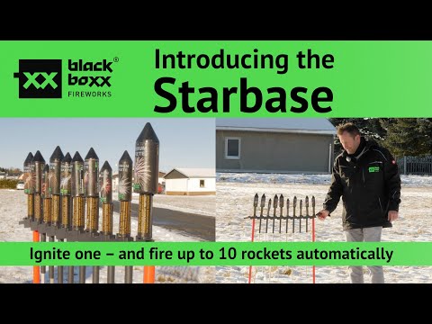 Introducing the Blackboxx Starbase (Rocket Base for Fireworks Display)