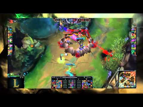 SKT T1 Faker Vel'Koz vs Azir Highlights