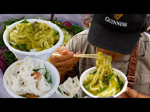 Best $1 Fish Noodle Soup in Phnom Penh! Tasty, Clean, and Affordable!