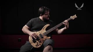 Video thumbnail for Dean Edge Select 4 String Burled Poplar Satin Natural by Dean Guitars