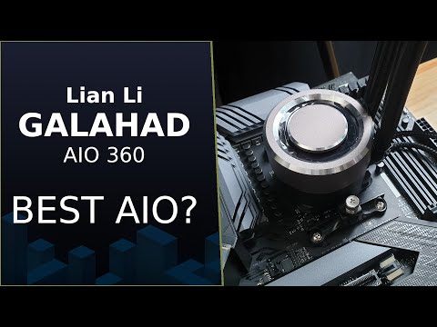 Lian Li Galahad AIO 360 Распаковка, установка и тестирование