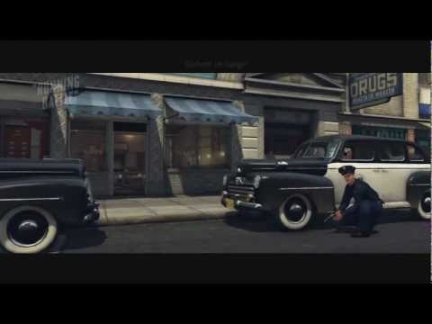 L.A. Noire Gameplay - Side-Mission - "Running Battle" [HD]