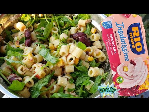 Ricetta: Insalata di pasta fredda con insalatissime di tonno messicana. Veloce e Sfiziosa.