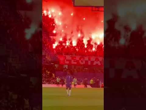 This is illegal in England... Legia fans don't know that.... #conferenceleague