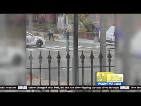 DC police detain man with assault rifle at pizza shop