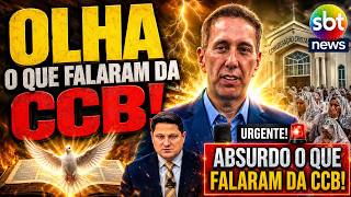 PREFEITO E  REPORTER DO SBT MANDA  RECADO PARA CONGREGAÇÃO CRISTÃ NO BRASIL-OLHA OQUE ACONTECEU!!!