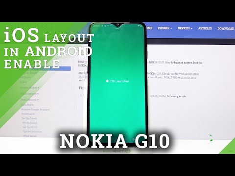 How to Download iOS Launcher on NOKIA G10 - Apply iOS Launcher