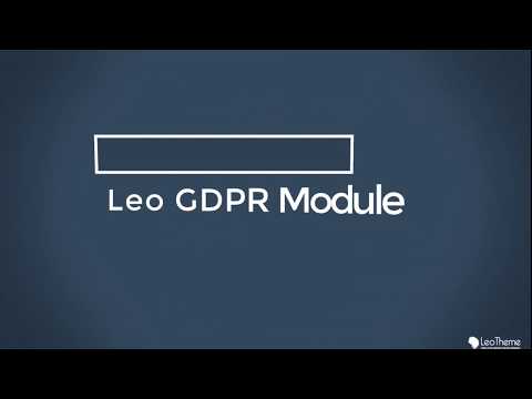 Leo GDPR PrestaShop Module | General Data Protection Regulation for PrestaShop || Leotheme