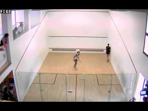 Squash - Campionato Italiano Assoluto a squadre 2011 - David vs Manetta