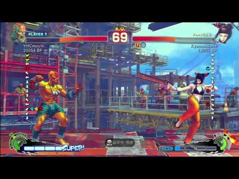 SSF4 Rank Match  YHCmochi (DH)  vs  KyonumAzzz (JR)