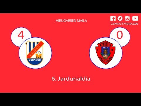 Cultural de Durango 4-0 Anaitasuna (6.Jardunaldia)