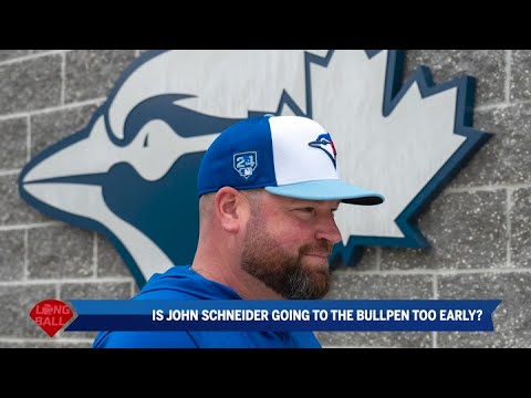 Is Blue Jays manager John Schneider going to the bullpen too early?