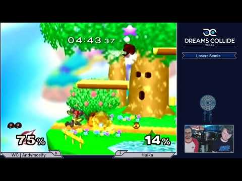 DCM 20 - WC | Andymosity (Samus) vs Top Shelf | Hulka (Sheik) Losers Semis