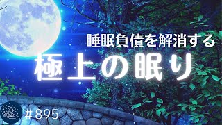 睡眠負債を解消する夜の癒し 極上の睡眠用BGM リラックスしてすぐ寝落ちできるヒーリングミュージック 睡眠導入効果のある周波数入り#895|madoromi