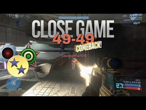 Sweaty comeback on Halo 3's Construct - CLOSE MATCH