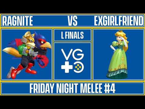 Friday Night Melee #4 - Losers Finals - Ragnite (Falco, Fox) vs ExGirlfriend (Peach)