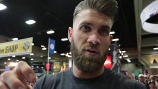 Bryce Harper on his Under Armour "Harper One" Cleats