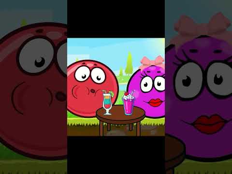 ASMR Red ball eating pizza and cockroaches .Red Ball 4 mukbang animation #shorts